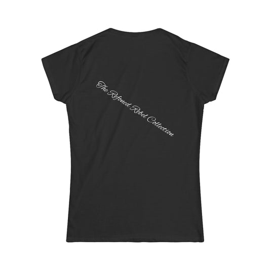 Chic Women's Softstyle Tee with Fashionista Design