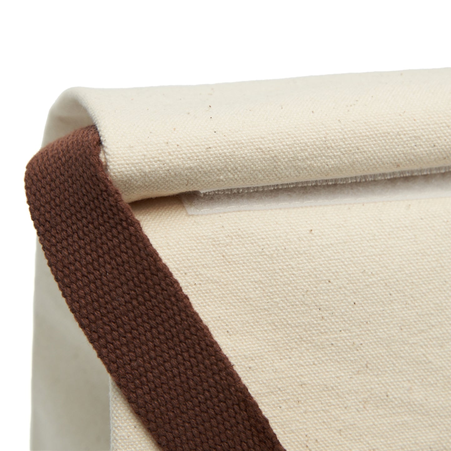 Minding My Manners Canvas Lunch Bag with Strap