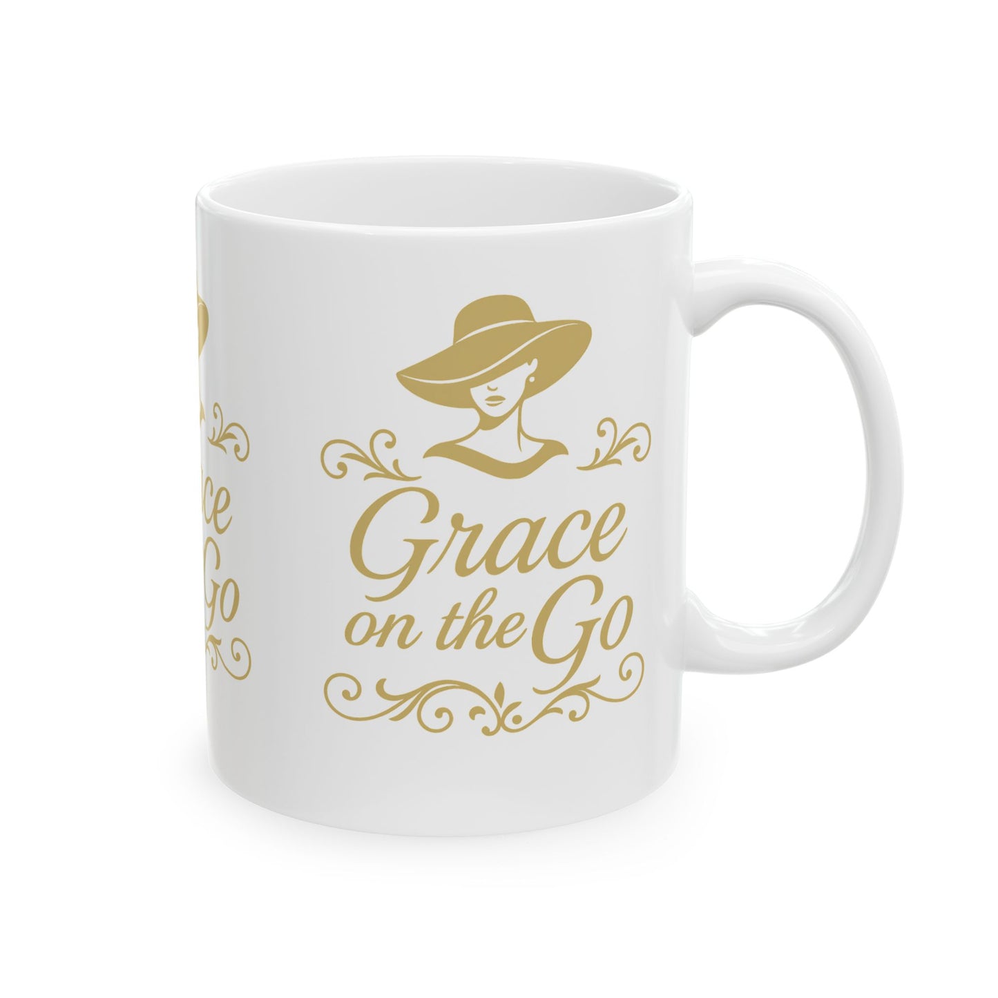 Grace on the Go Ceramic Mug - Refined Rebel Collection, 11oz & 15oz