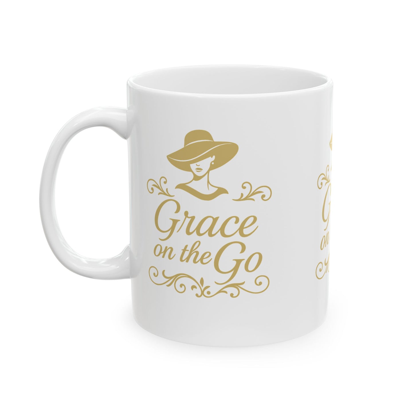 Grace on the Go Ceramic Mug - Refined Rebel Collection, 11oz & 15oz