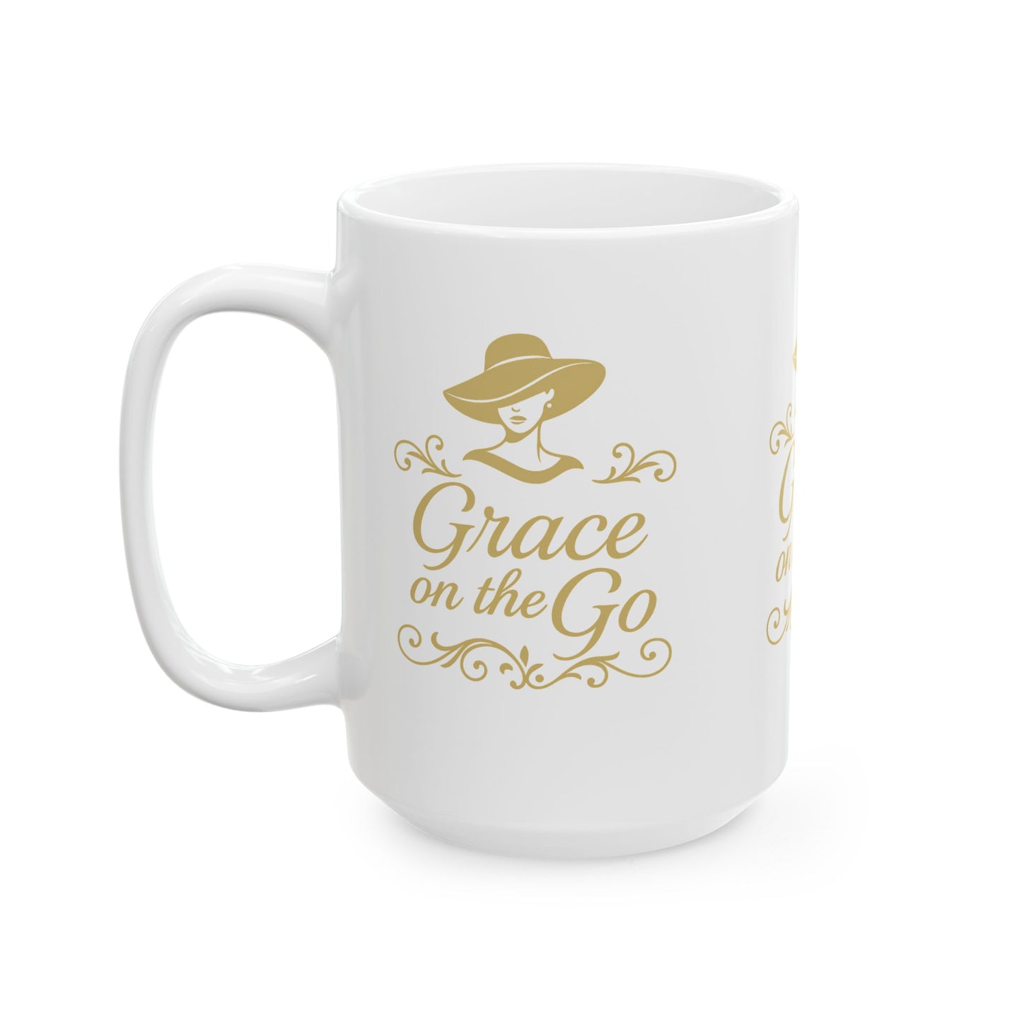 Grace on the Go Ceramic Mug - Refined Rebel Collection, 11oz & 15oz